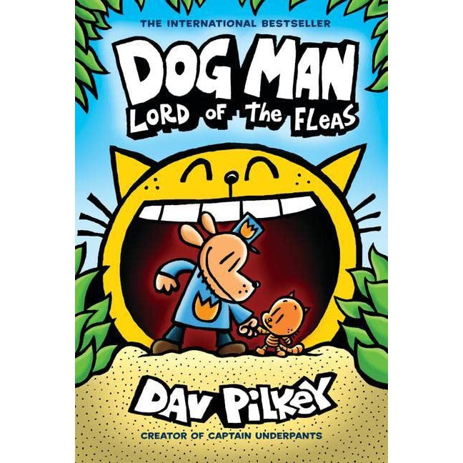 Hot! Dog Man #5: Lord of the Fleas Graphic Novel (Hardcover)