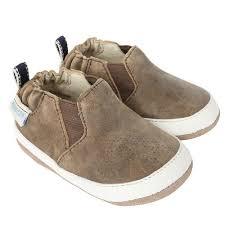 Robeez Baby Soft Sole Liam Shoes in Nude, Walnut, and Camel Colors - Ideal for Growing Feet