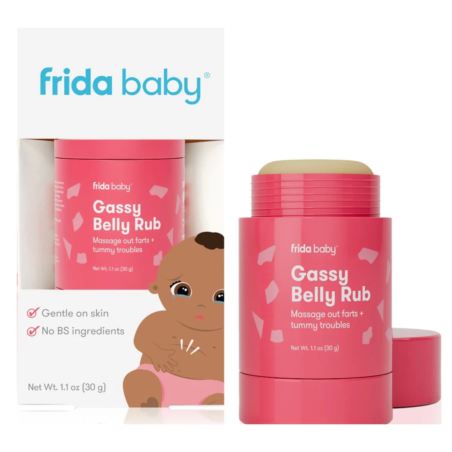FridaBaby Gassy Belly Rub: Ease Tummy Troubles and Release Farts