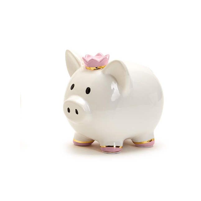 Charming Crown Piggy Bank for Kids - Ideal Gift