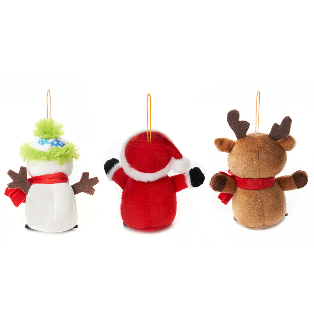 Holiday Sale! Cuddle Barn Seasonal Ornaments - Santa, Snowman & Reindeer Variations