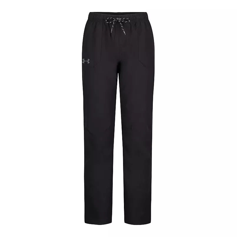 Under Armour Youth Boys' Stretchable Tech Woven Black OD Pant