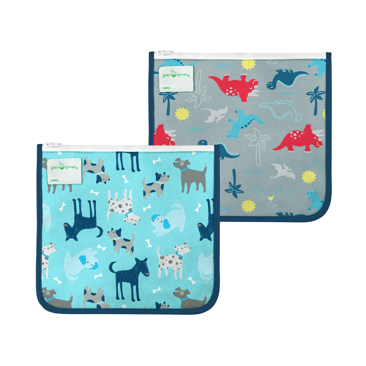 GREAT DEAL! 2-Pack Reusable Insulated Sandwich Bags for Babies, Toddlers & Adults