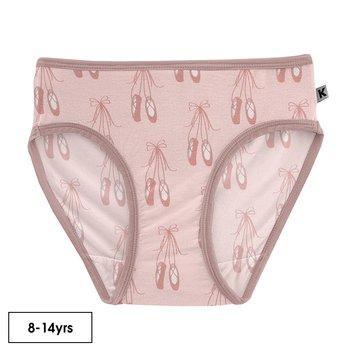 Baby Rose Ballet Kickee Print Sports Active Bikini Underwear