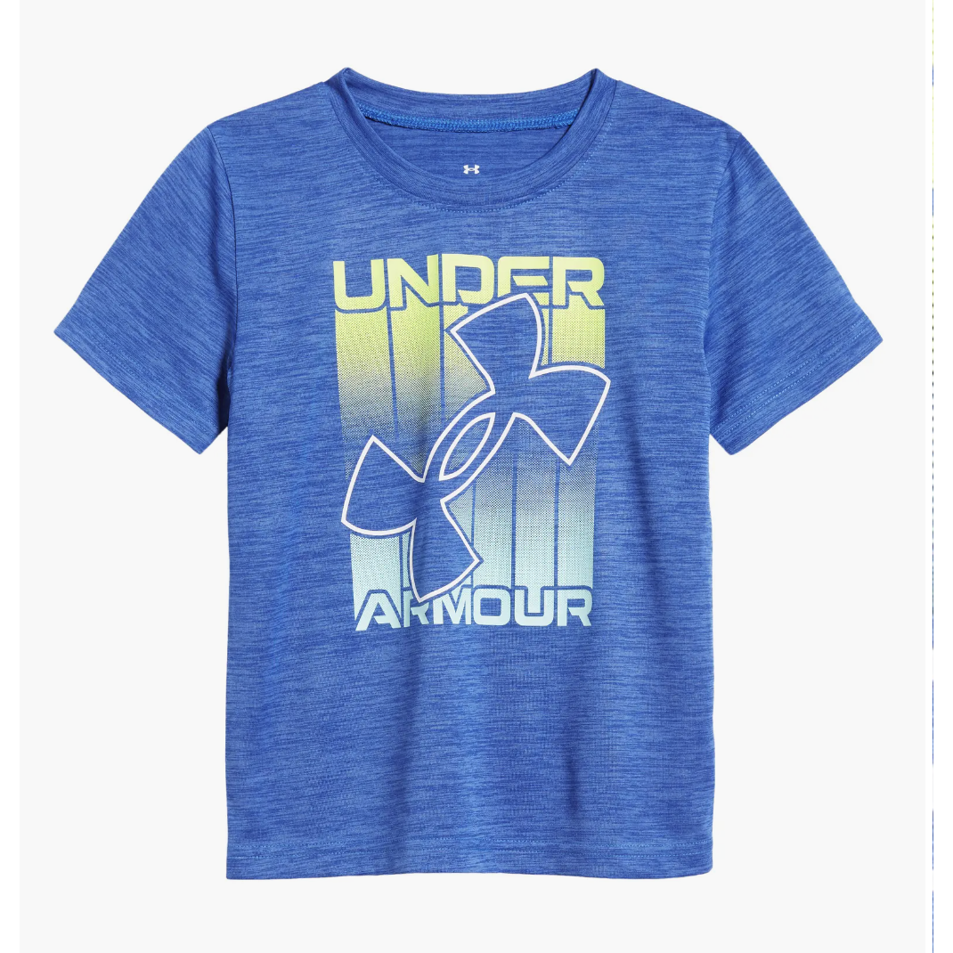 Under Armour Boys' Team Royal UA Big Logo Fade In T - Shirt