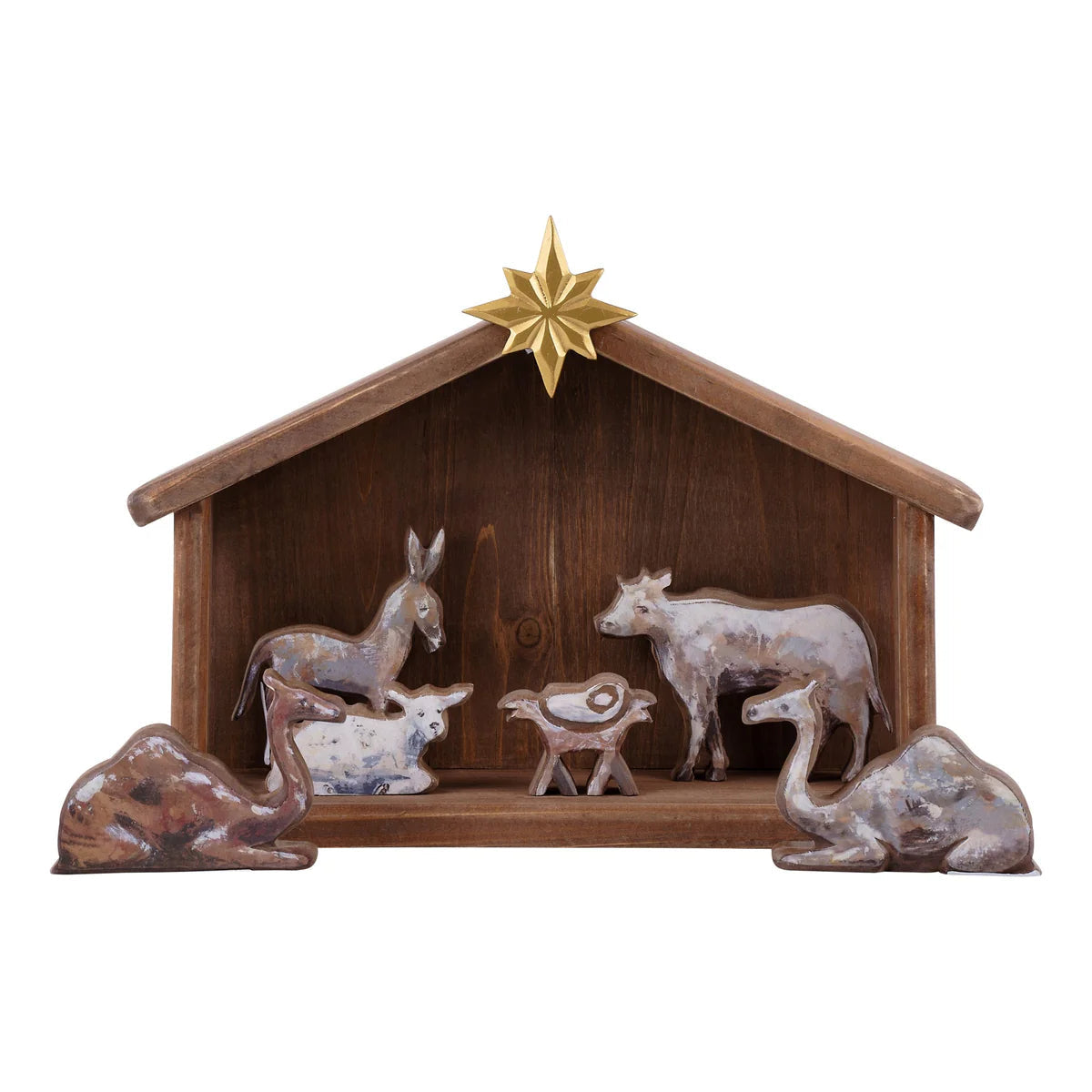 Glory Haus Exclusive Away in a Manger Nativity Set - Perfect Holiday Decor
