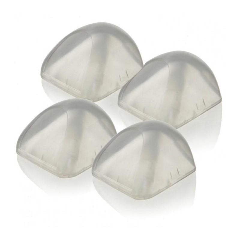 Dreambaby 2-Layer Soft Touch Corner Cushions - 4 Pack, Ideal for Home Safety