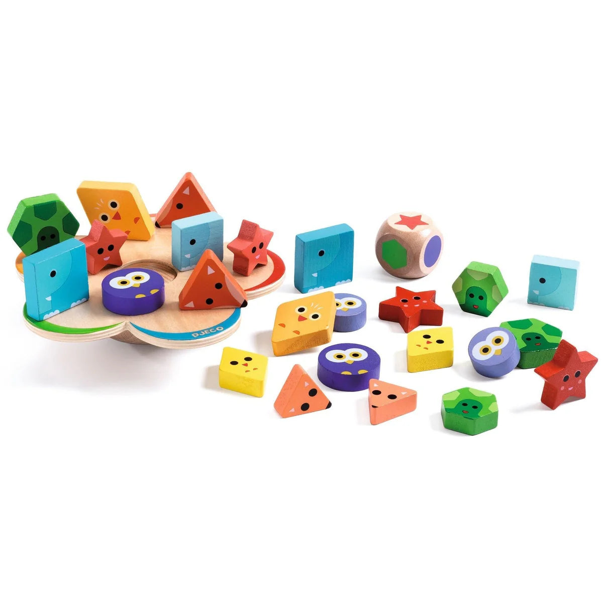 DJECO Swingo Basic: Fun Wooden Balancing Game for Kids
