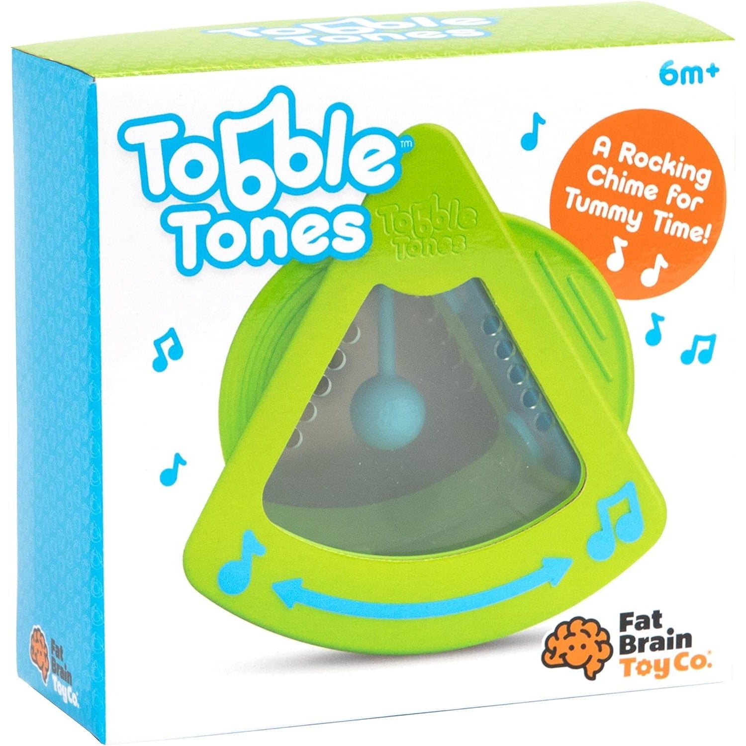 Fat Brain Tobble Tones - Fascinating Teeter - Tottering Pendulum Toy with Bell Tones!
