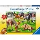 Ravensburger 60-Piece Jigsaw Puzzle for Children: Happy Horses