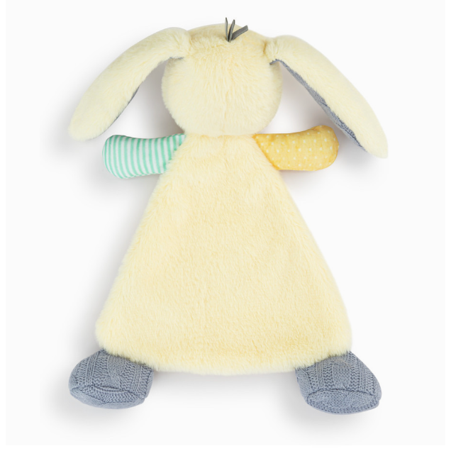 Demdaco Adorable Oddball Bunny Blanket with Quirky Charm