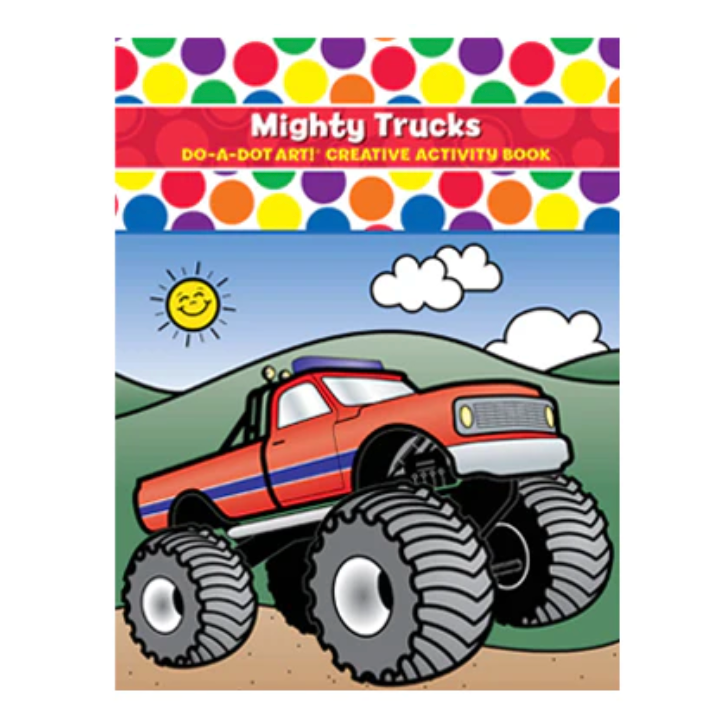 Do-A-Dot Art Mighty Trucks Creative Activity Book - Great for Kids!