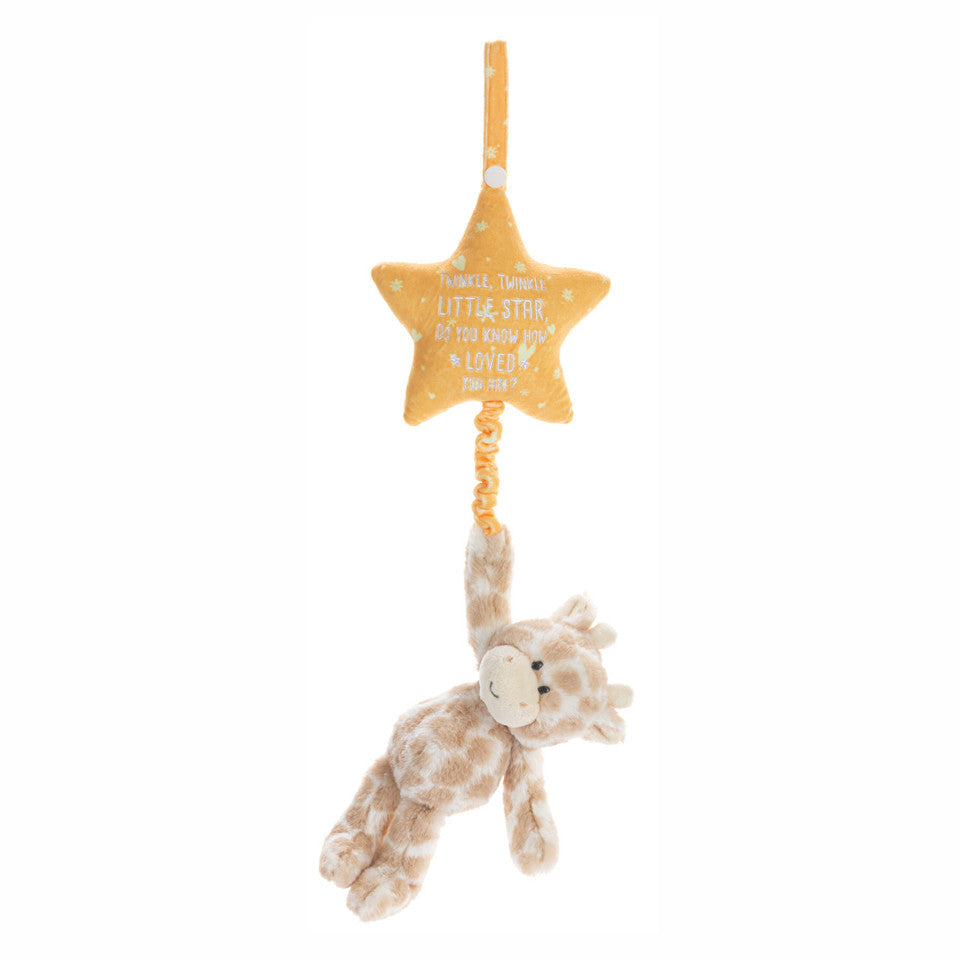 Hot! Demdaco Giraffe Musical Pull Toy