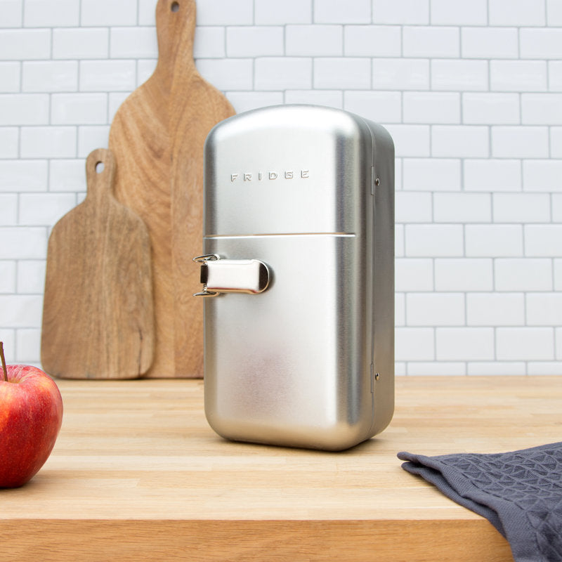 Hot Sale! Retro Vintage Fridge-Style Metal Lunch Box for Kids and Adults