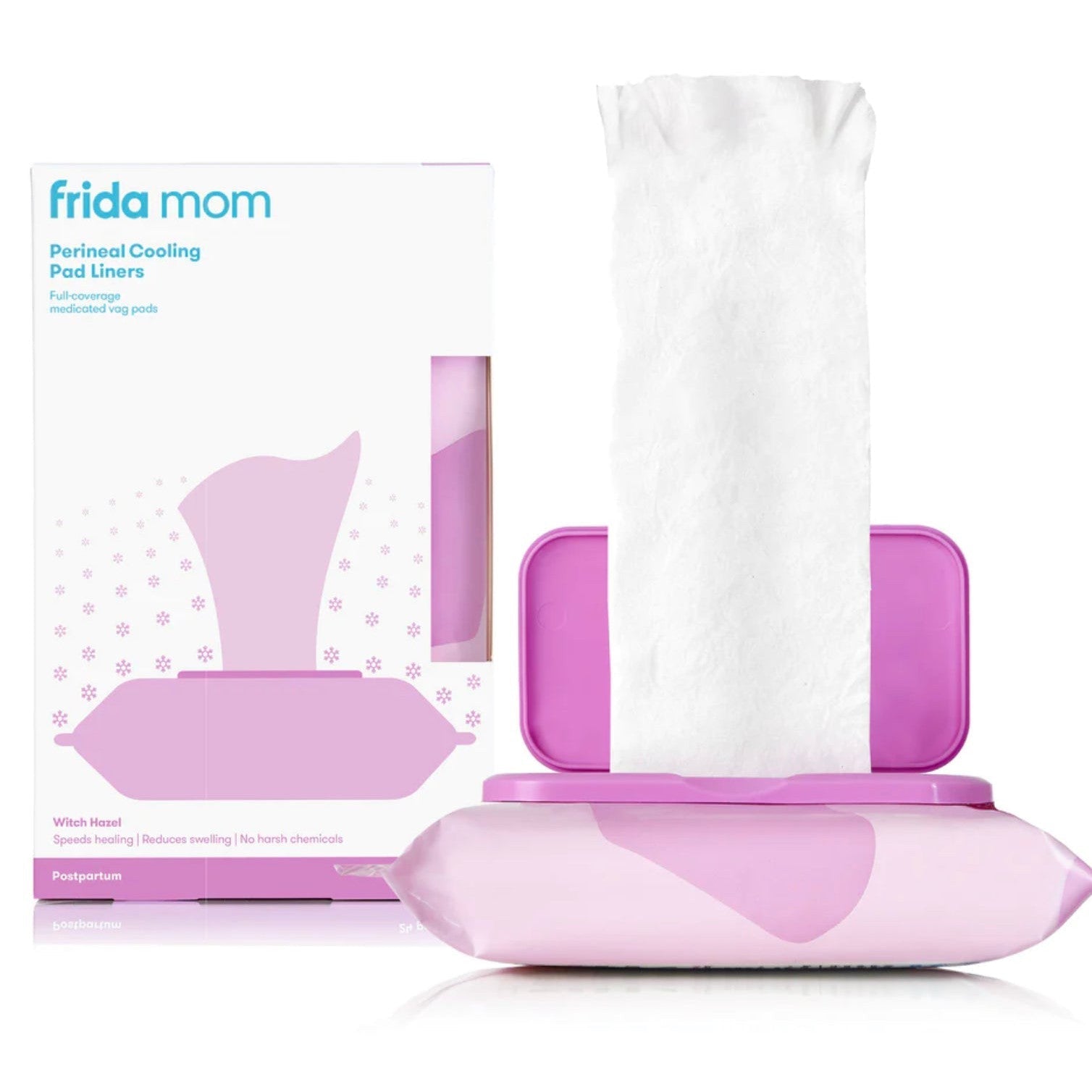 FridaBaby FridaMom: Medicated Witch Hazel Perineal Cooling Pad Liners for Quick Relief