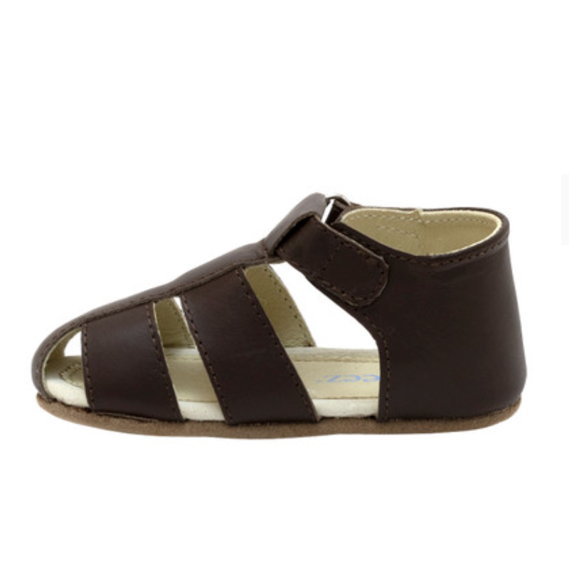 Robeez Brown Matthew Sandals - Ideal for Baby Walkers