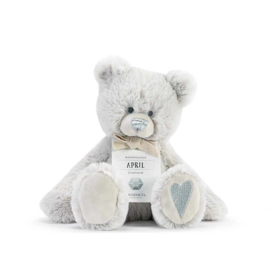 Demdaco April Birthstone Bear - Ideal Gift for Babies