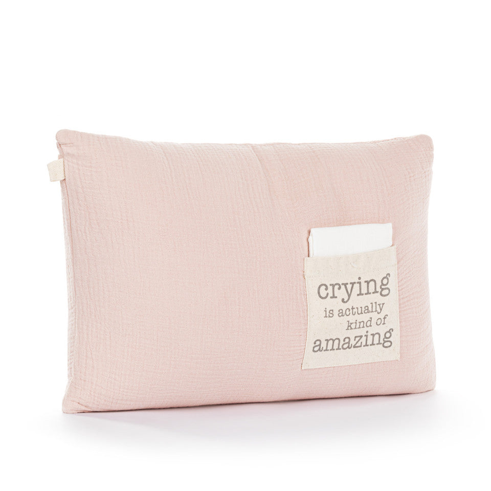 Demdaco Super Soft Cry Pillow - Embrace the Power of Crying