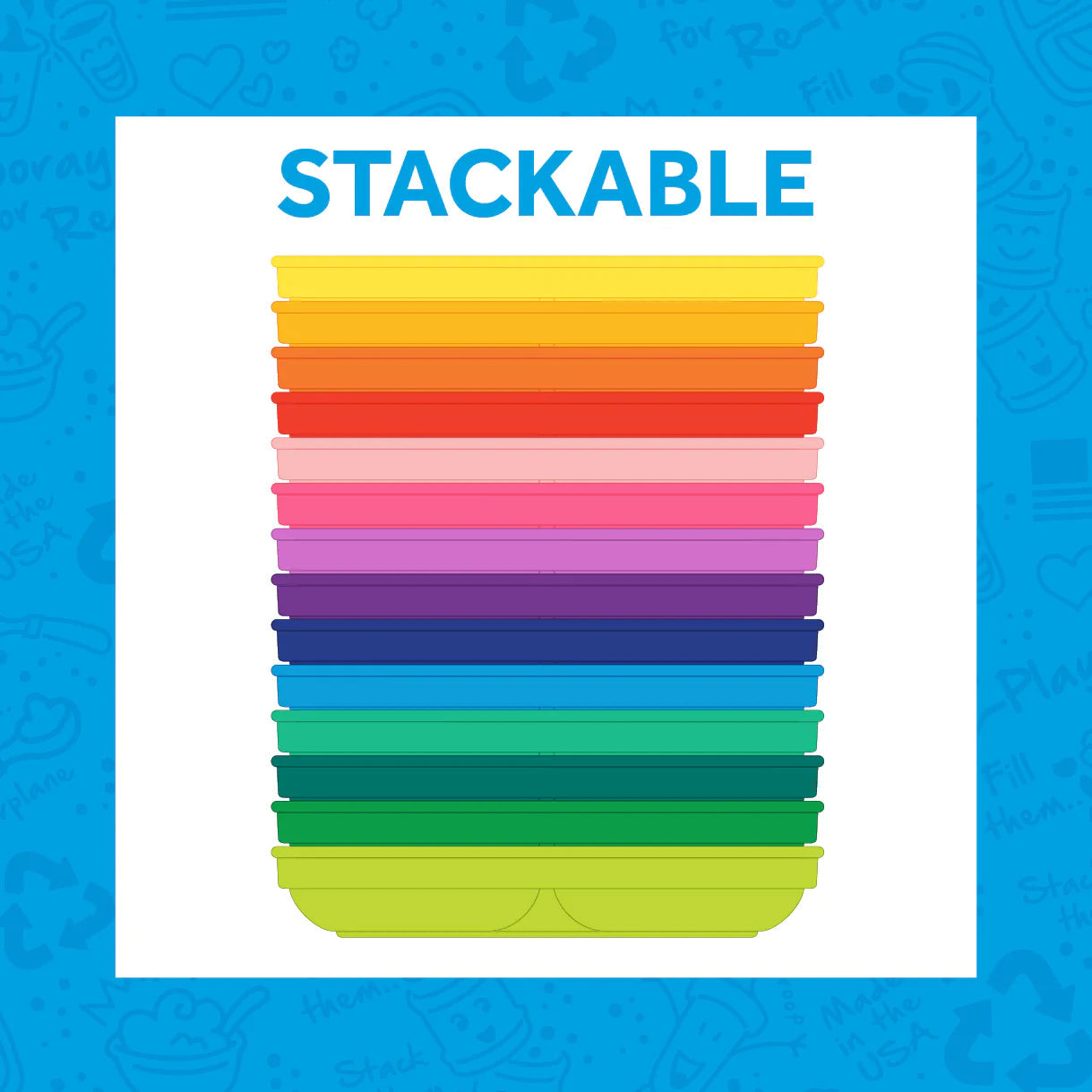 Re-Play 7-Inch Flat Plates: Ideal for Small Meals, Safe and Colorful