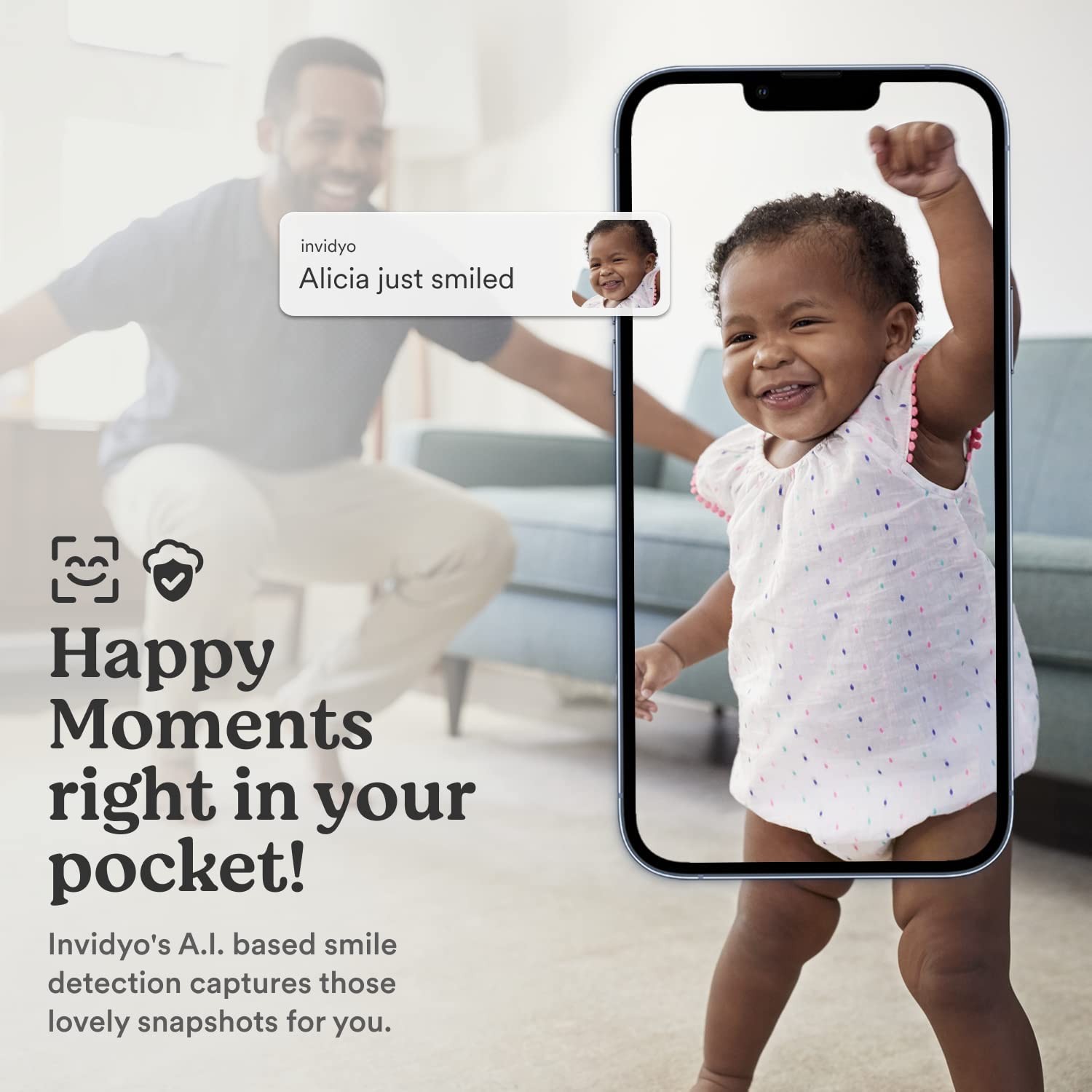 Invidyo Smart Bundle: Baby Camera with Free Monitor