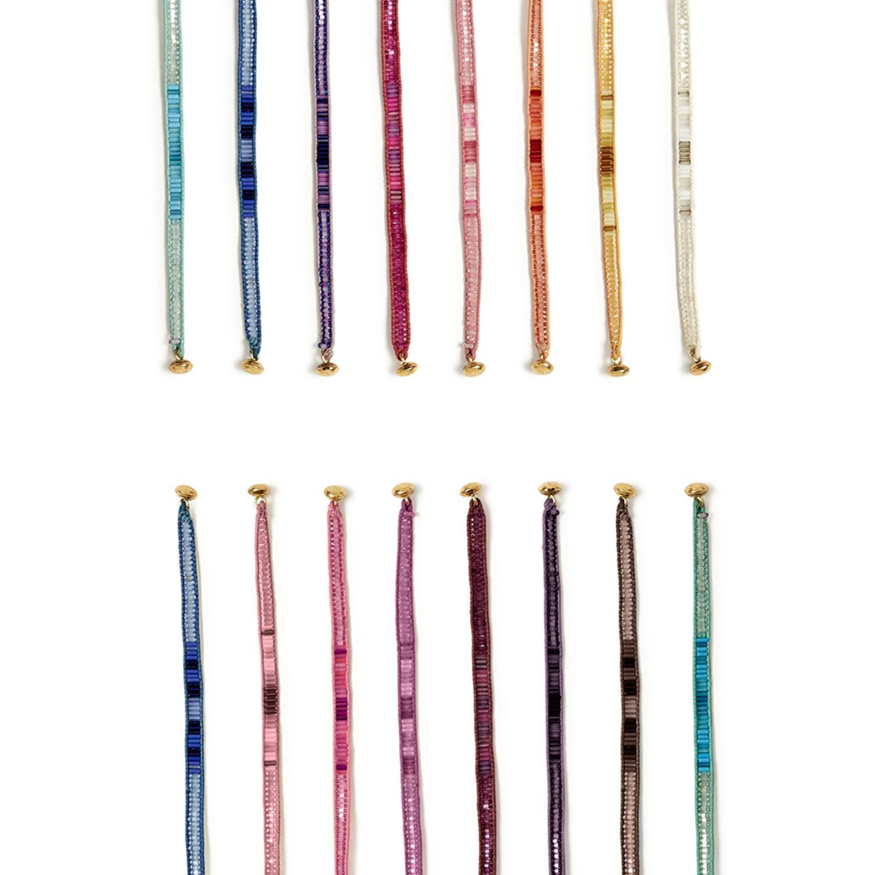 Hot! Mix & Match Glass Color Beaded Bracelets - Cupcakes & Cartwheels Style