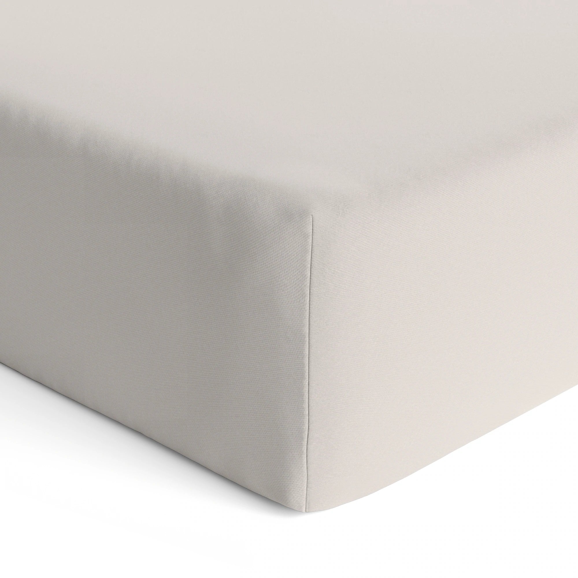 Premium Kushies Percale Fitted Crib Sheet in Ecru - Ideal for Baby's Comfortable Sleep