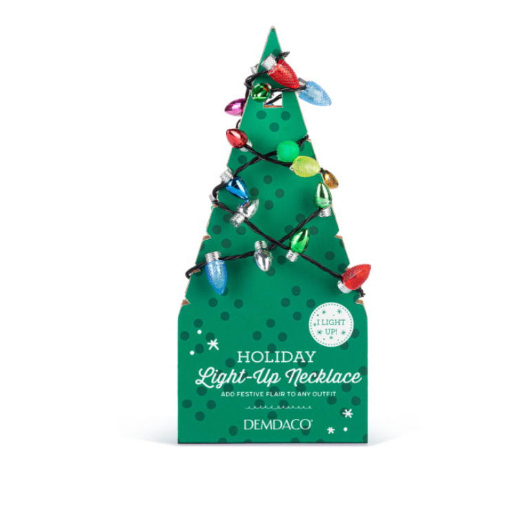 Hot Sale! Demdaco Lit Holiday Necklace for a Festive and Jolly Look