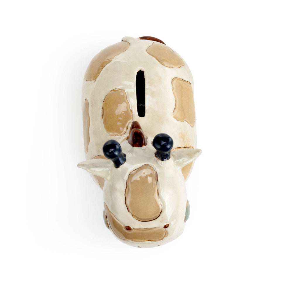 Demdaco Noah's Ark Collection - Adorable Ceramic Giraffe Bank for Nursery Decor