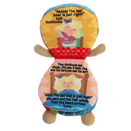 Ebba 9-Inch Soft Picture Book: Story Pals - Goldilocks and the Three Bears