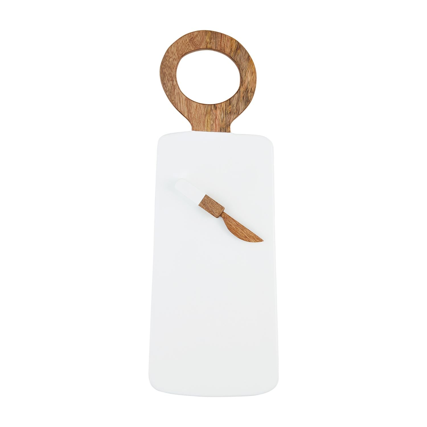 Mud Pie's Stunning Natural Lacquer Mango Wood Board Set