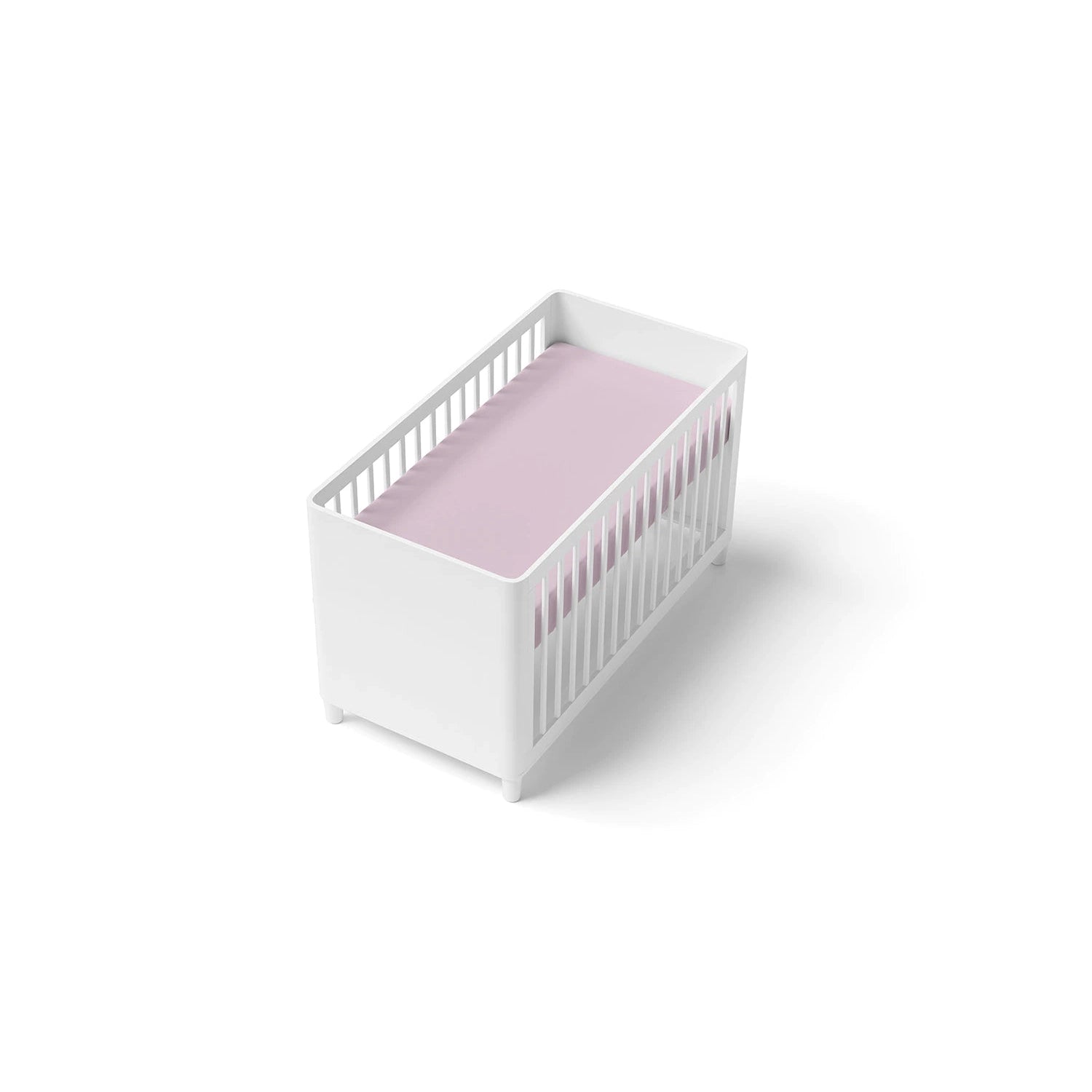 Soft Pink Kushies Percale Fitted Crib Sheet for a Comfortable Sleep