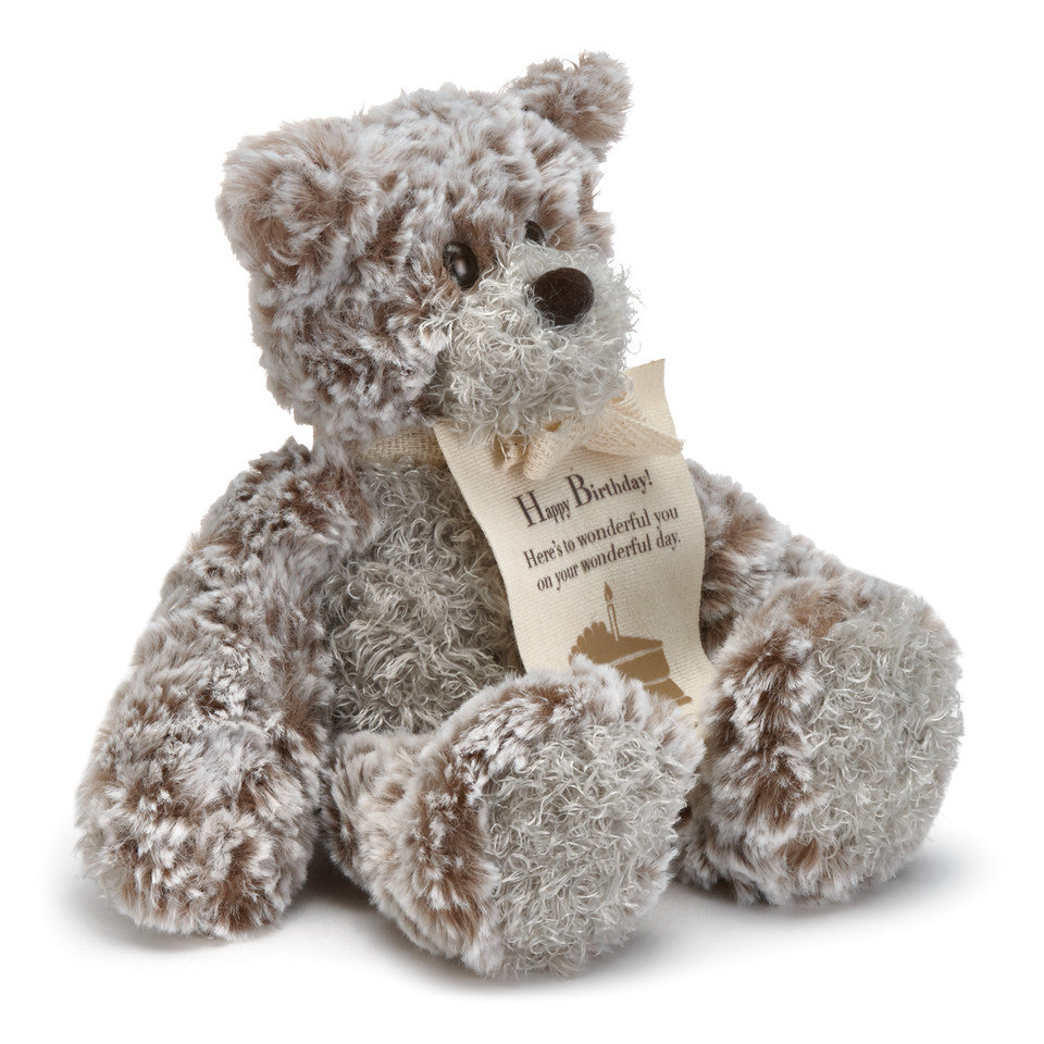 DEMDACO Soft Mini Giving Bear for Happy Birthday Celebrations