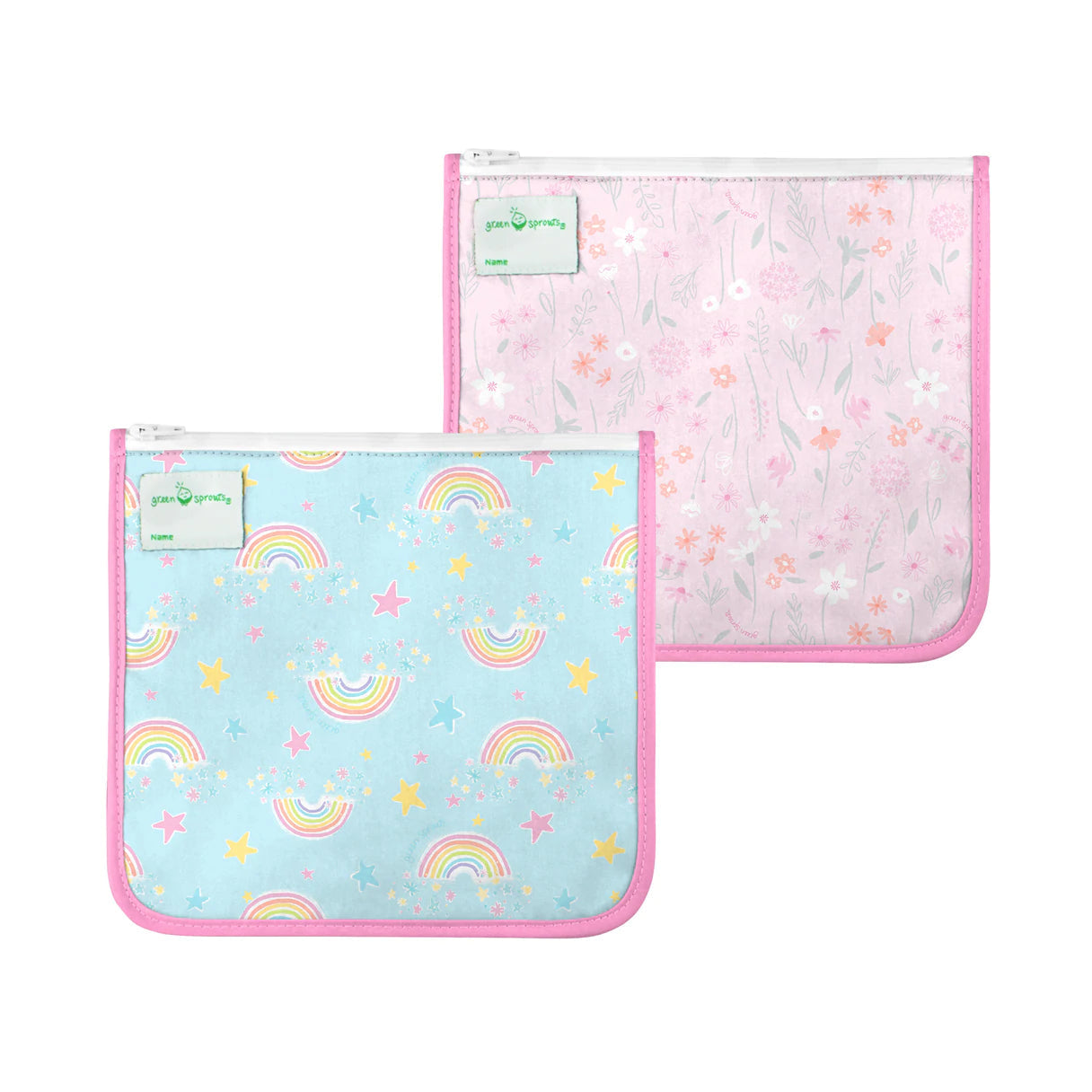 GREAT DEAL! 2-Pack Reusable Insulated Sandwich Bags for Babies, Toddlers & Adults