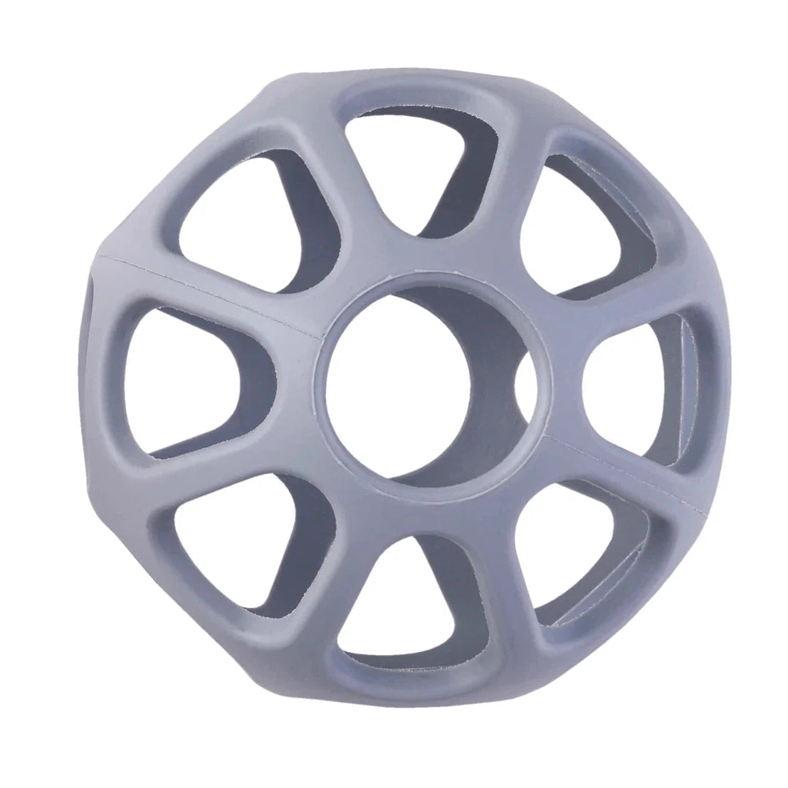 Hot Sale! Saro Mist Blue Baby Sensory Silicone Ball for Toddlers - 4.3 in.