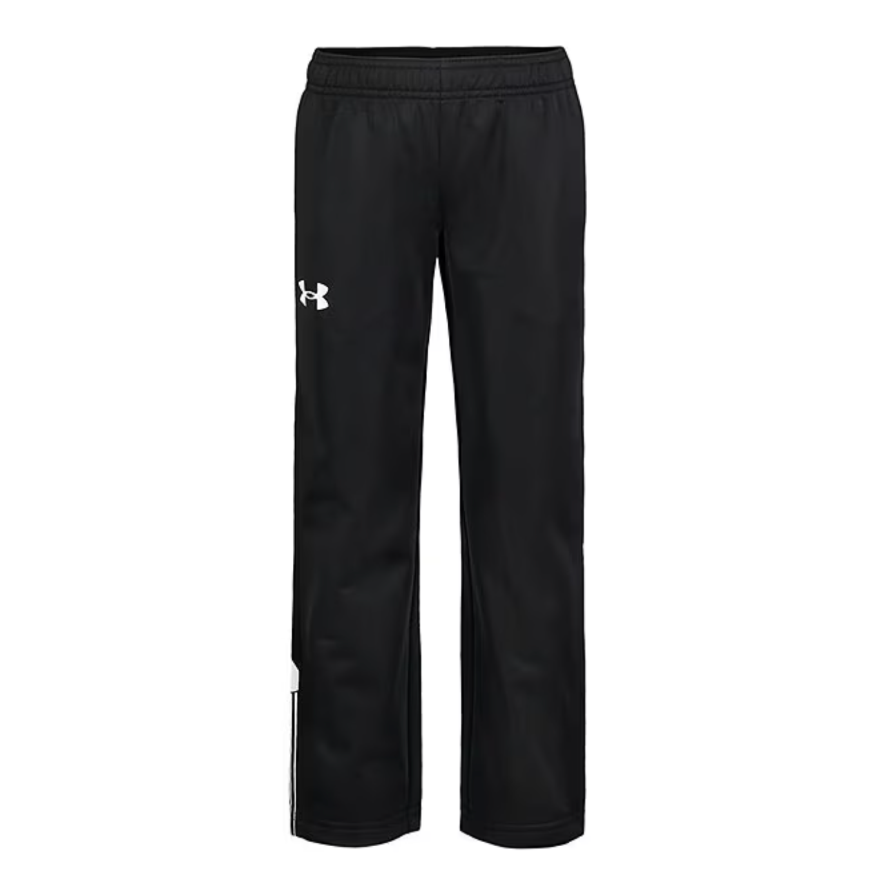 Under Armour Boys' Black/White Big Logo Tapered Pant - Hot Sale