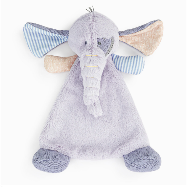 Demdaco Adorable Elephant Oddball Blanket with Quirky Charm