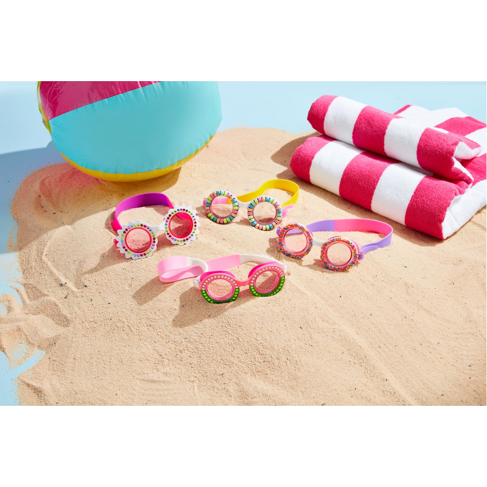 Mud Pie Girls' UV-Protected Swim Goggles - Great Deal
