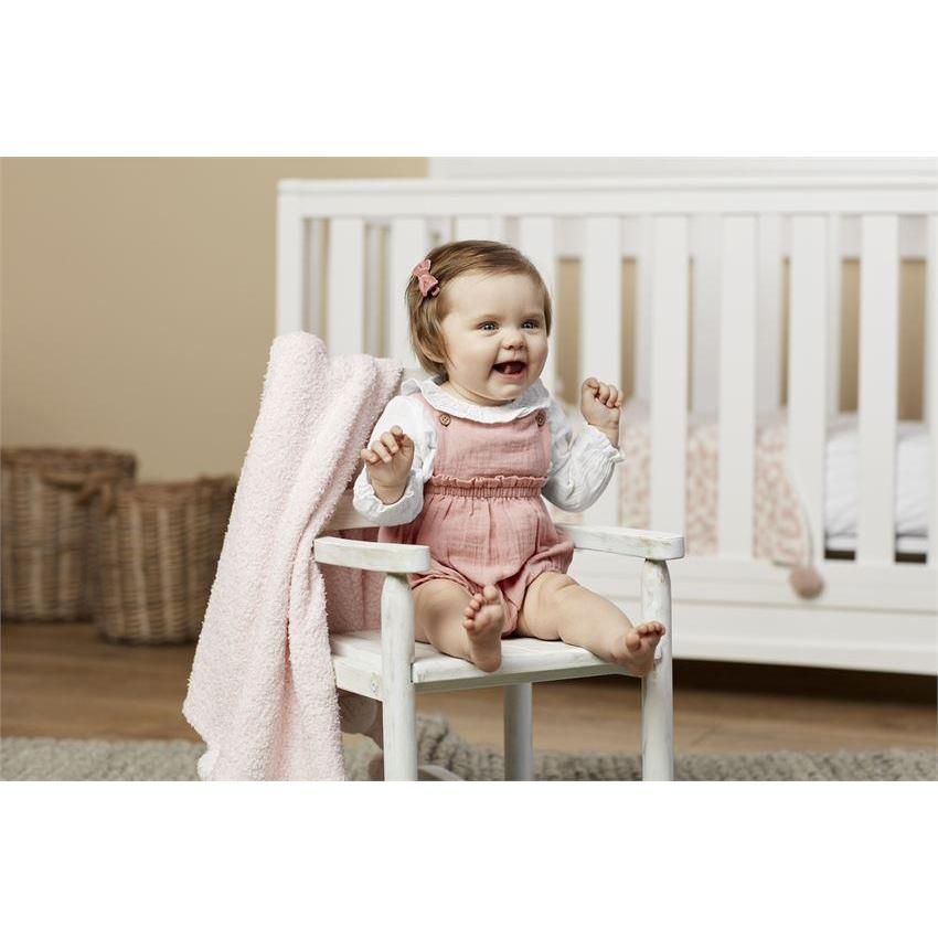 Hot Deal! Mud Pie Pink Cotton Gauze 2-Piece Overall Set