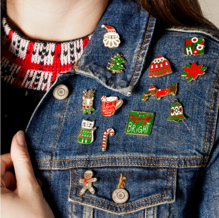 Demdaco Assorted Jolly Enamel Pins - Great Deal