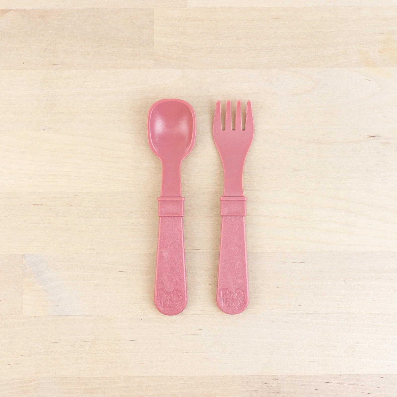 Re-Play Toddler-Friendly Recycled Utensil Set with Vibrant Colors