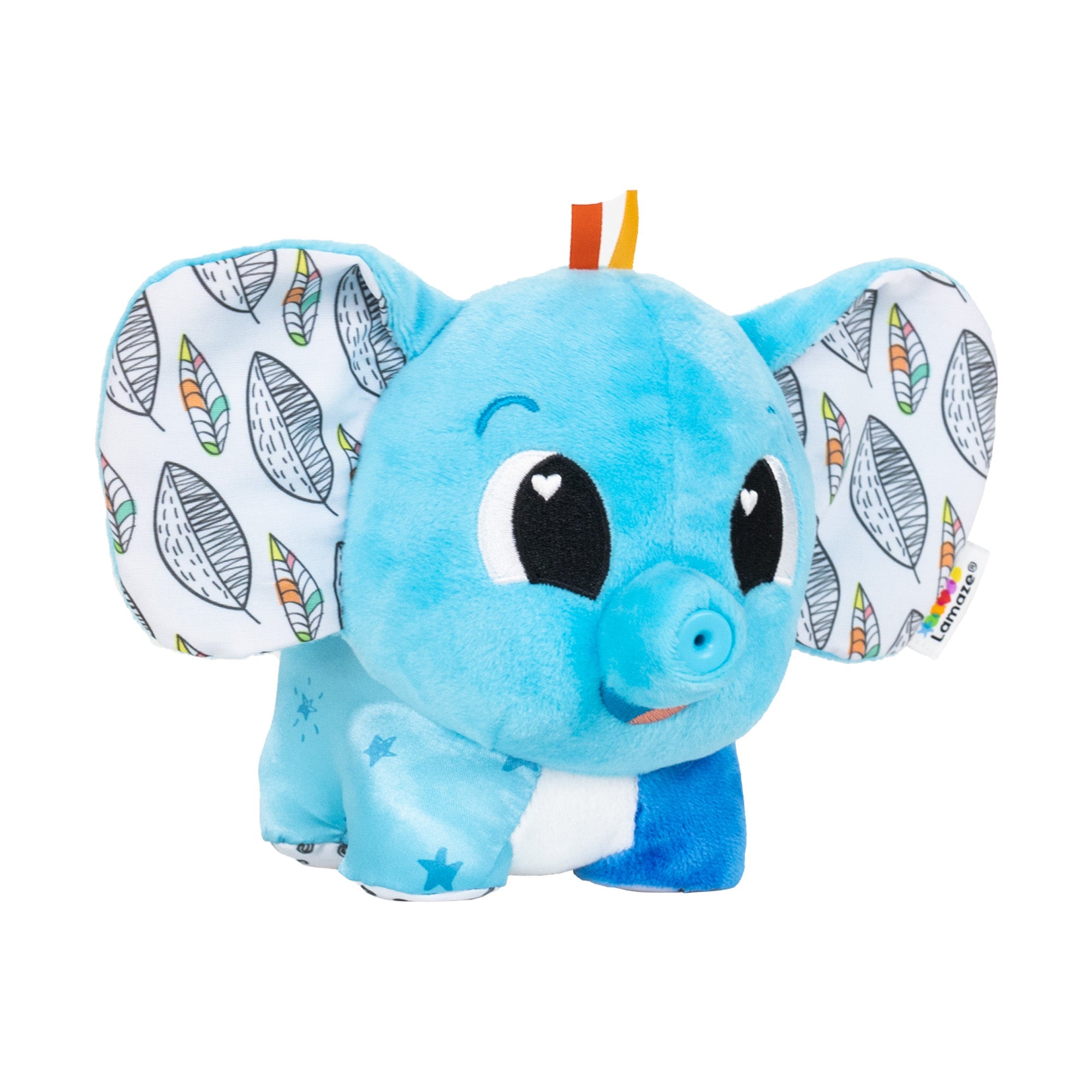 Lamaze Adorable Squeaky and Air - puffing Puffaboo Elephant for Babies