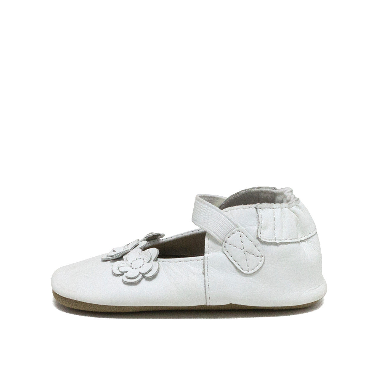 Robeez White Brianna Soft-Sole Toddler Flower Girl Shoes