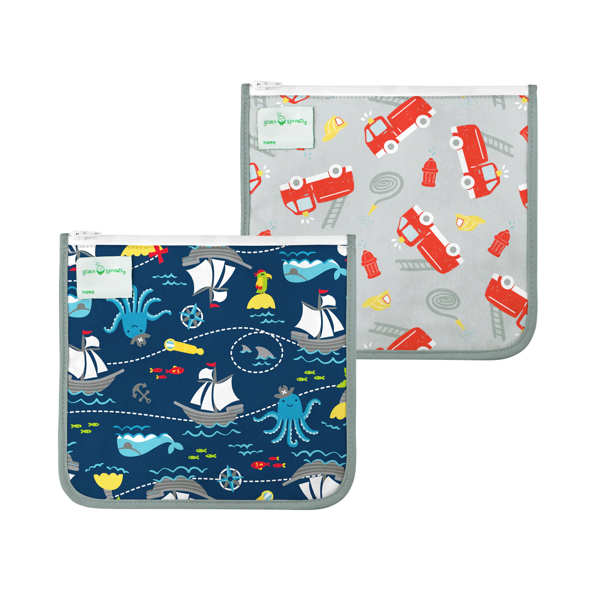 GREAT DEAL! 2-Pack Reusable Insulated Sandwich Bags for Babies, Toddlers & Adults