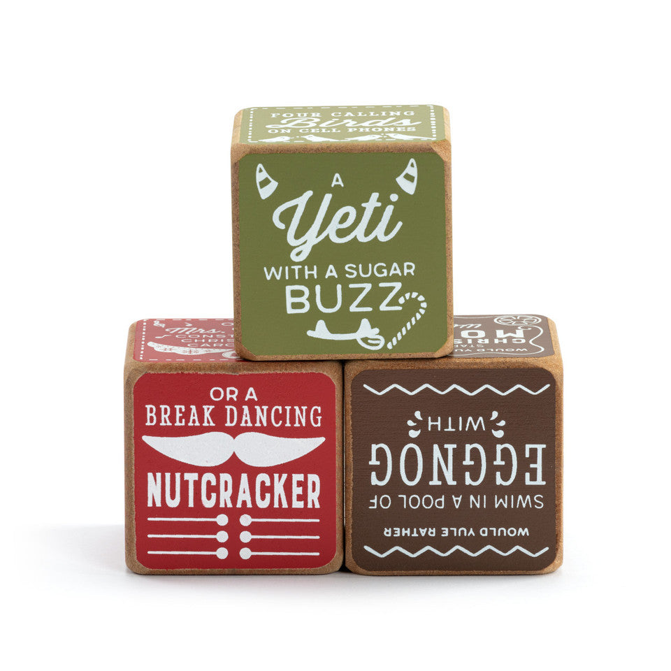Demdaco Crazy Christmas Would You Rather Dice Set - Great for Festive Fun