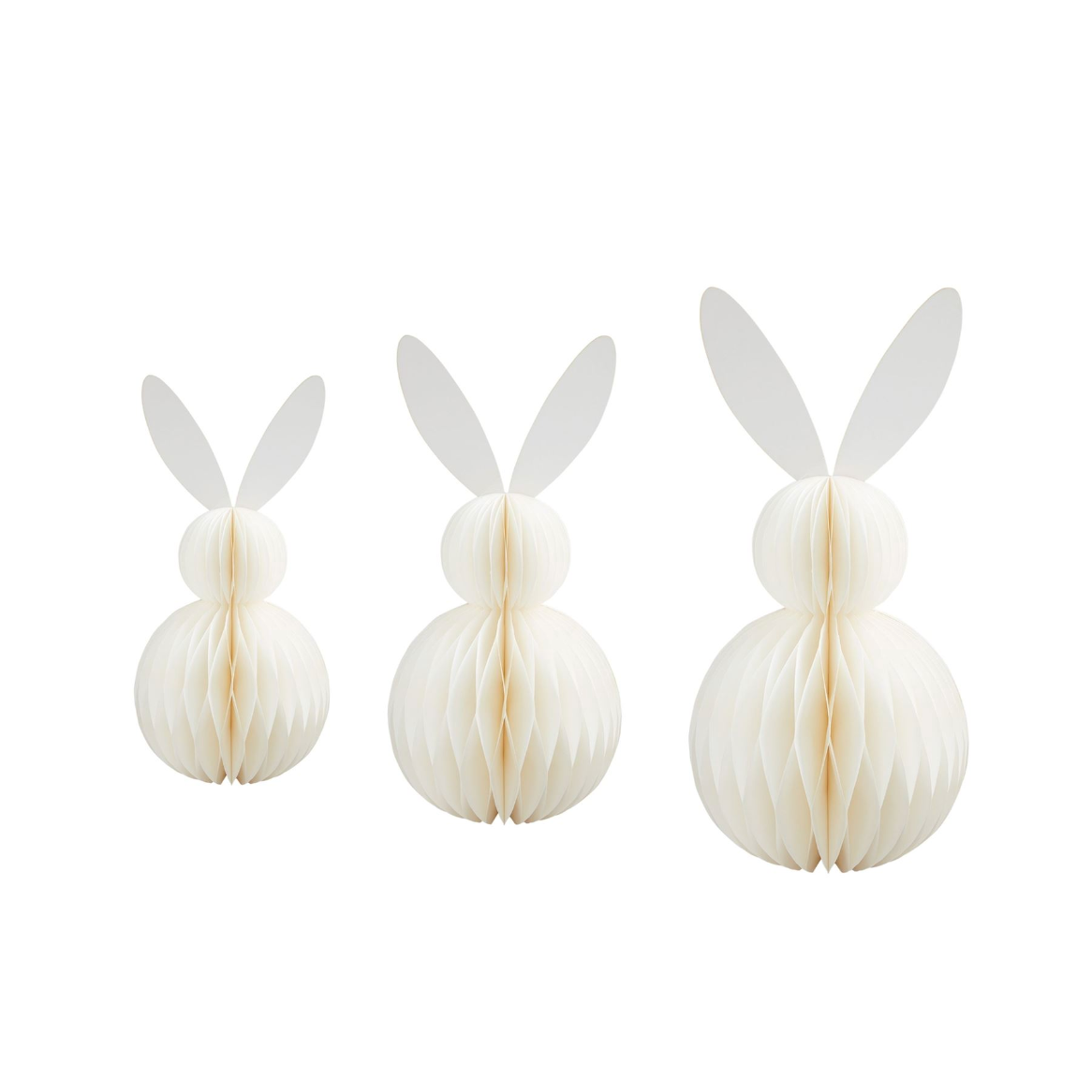 Mud Pie Foldable Tissue Paper Bunny Sitter with Magnetic Closure