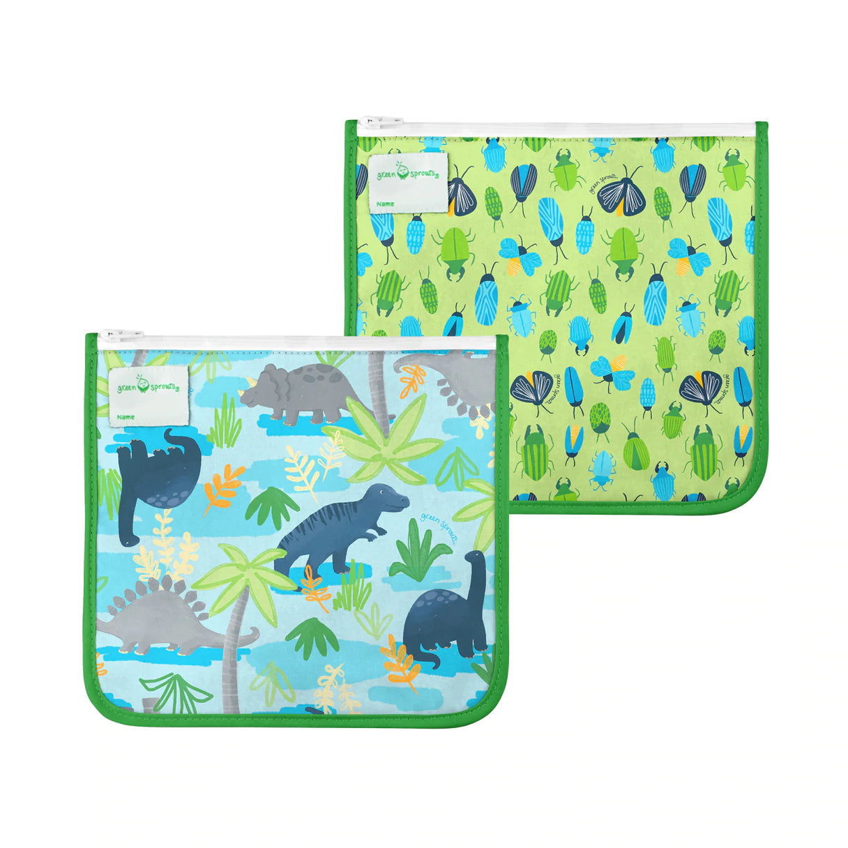 GREAT DEAL! 2-Pack Reusable Insulated Sandwich Bags for Babies, Toddlers & Adults