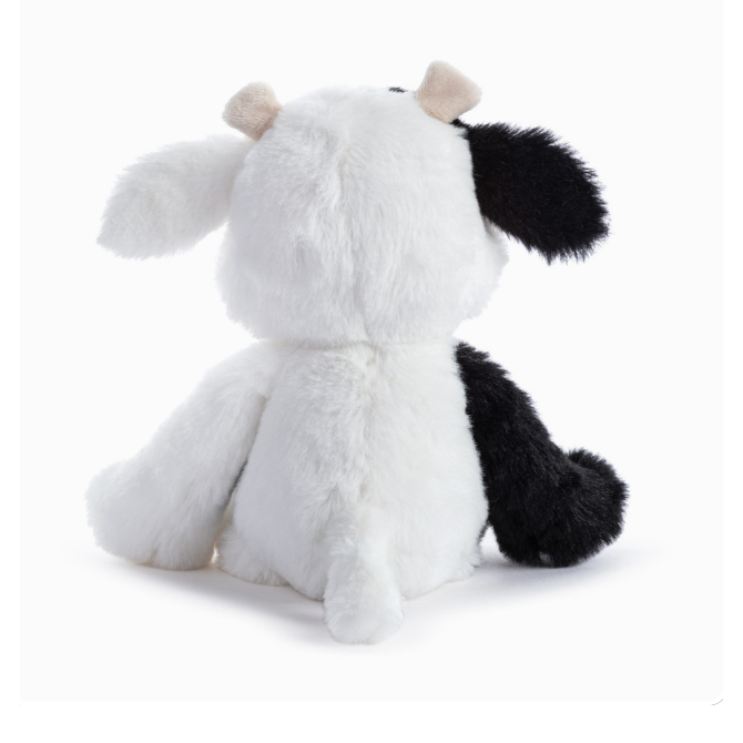 Hot Sale! Demdaco Tinies 5 - inch Black and White Cow for Kids