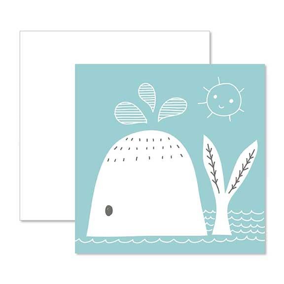 Special Offer! Whale-themed Gift Enclosure Card for Memorable Moments