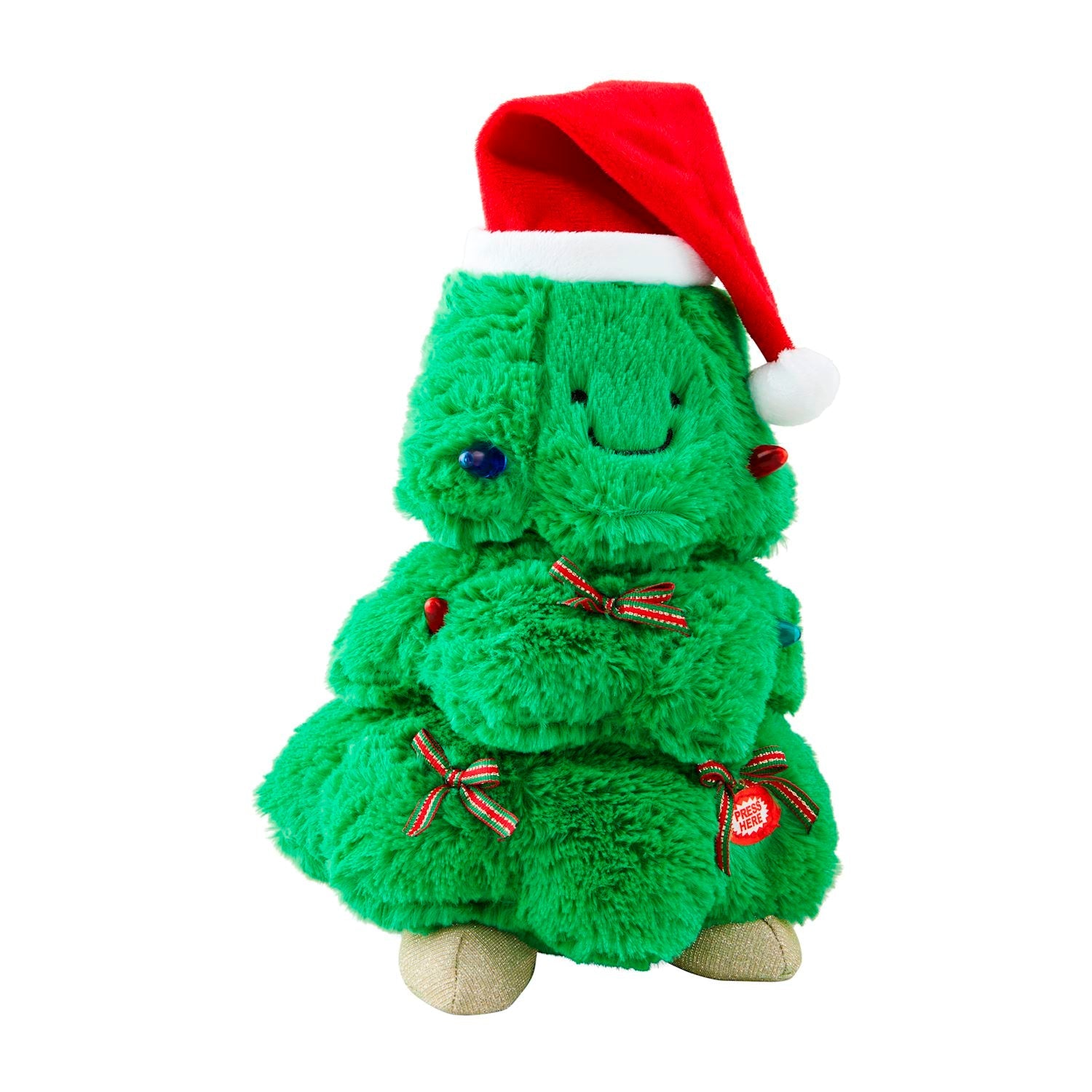 Mud Pie Christmas Plush Minky Light-Up and Singing Tree