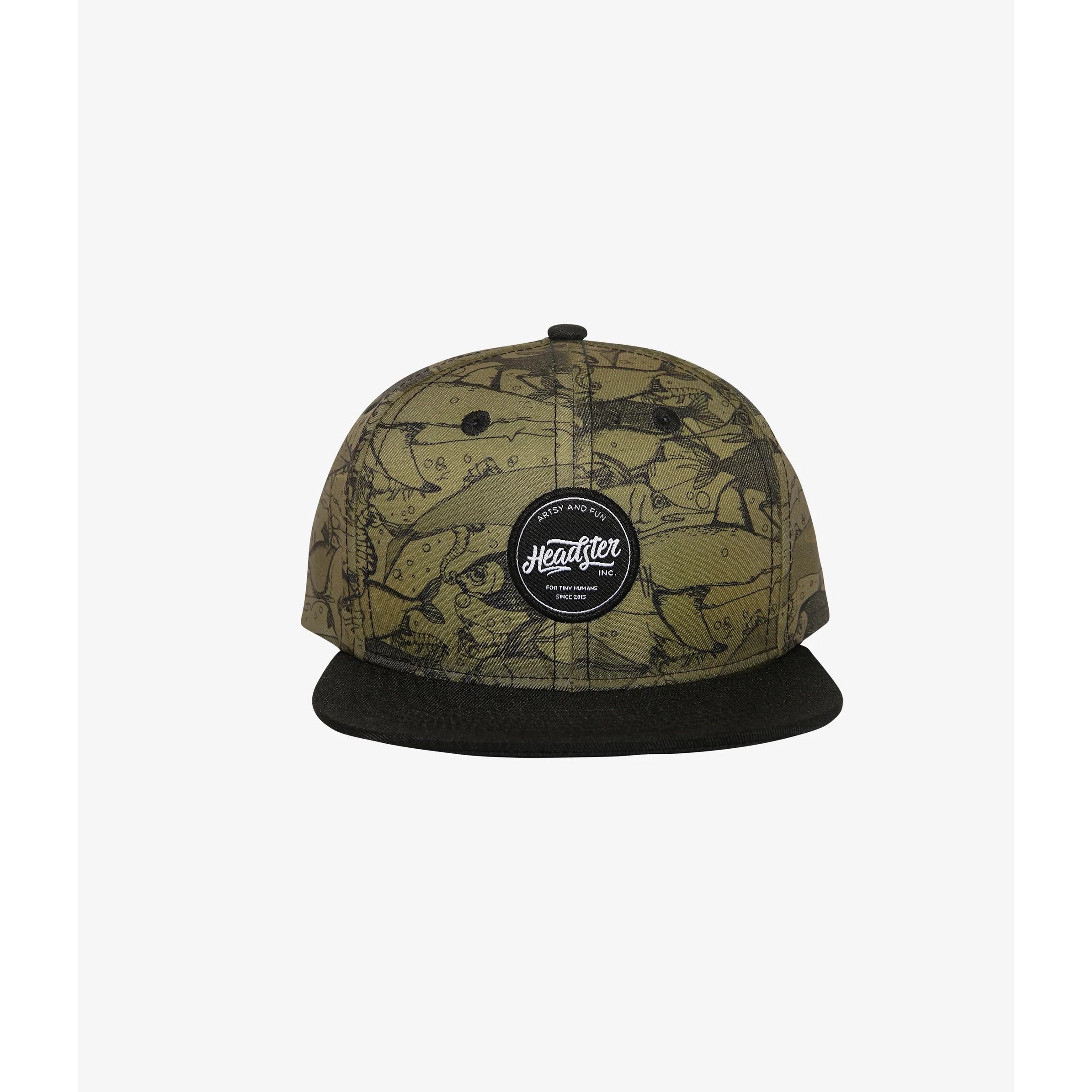 Headster Kids Fishing Snapback Hat - UPF50 Protection